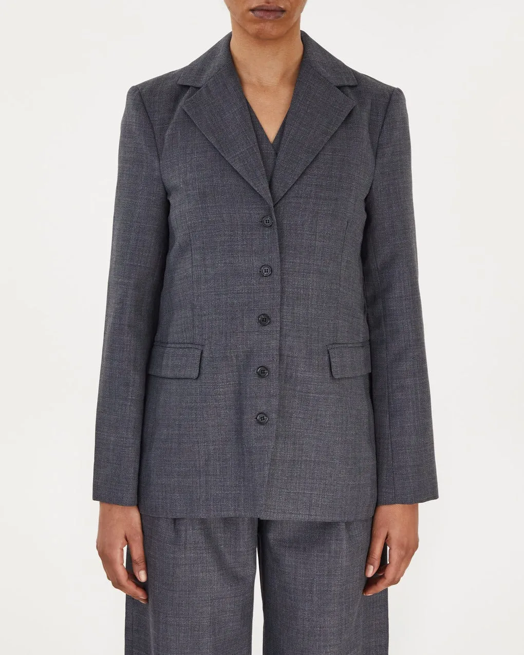 The Garment   Blazer Windsor  Grey melange 